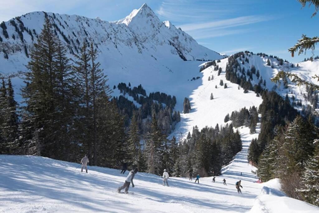 Le Relai S31 - Grand Et Lumineux Studio Avec Coin Montagne 4-6 Pers, Tout Equipe, Avec Wifi, A 30M Des Pistes Avec Un Grand Balcon, Draps Non Compris Saint-Jean-dʼAulps 외부 사진